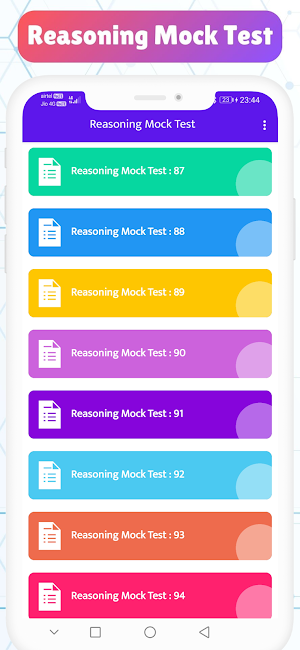 Reasoning Mock Test App 2024 Screenshot 2