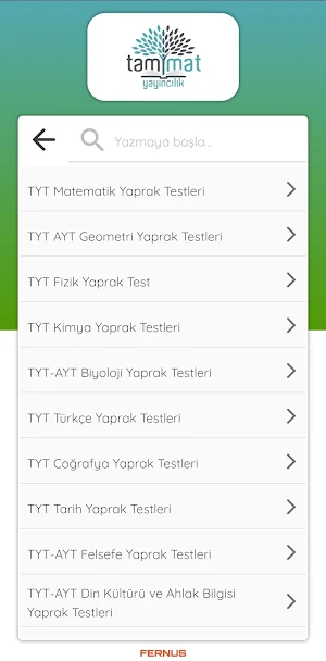 Tammat Soru Çözüm Uygulaması Screenshot 2