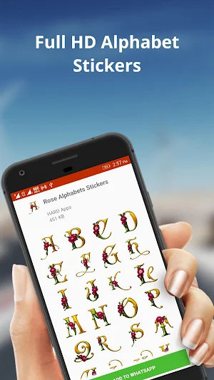 Fancy Alphabet Stickers For WhatsApp WAStickersApp Screenshot 2