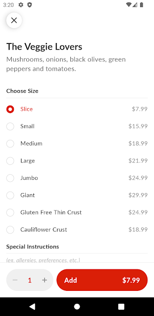 Ameci Pizza Screenshot 3