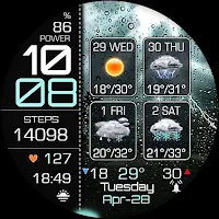 Weather 4 Days Digital Wear OS