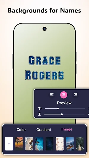 Name Wallpaper Maker: 3D, Live Screenshot 2