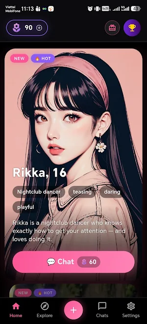 GirlX - AI Companion Screenshot 1