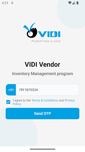VIDI Vendor Screenshot 1