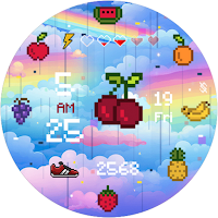 BFF2- Pixel Fruit watchface