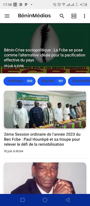 BéninMédias Actualité du Bénin Screenshot 3