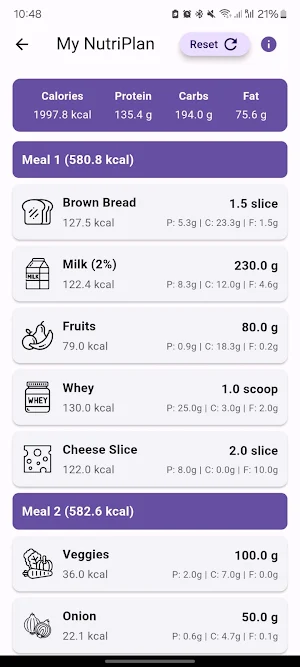 NutriSync Screenshot 1