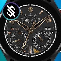 BFF1- Black Analog Pattern
