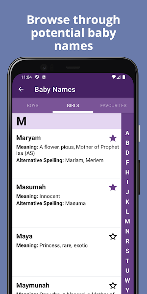 Muslim Pregnancy Companion Screenshot 1