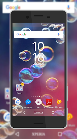 bubbles | Xperia™ Theme Screenshot 1