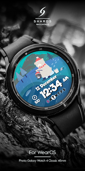 SH010 Watch Face, WearOS watch Screenshot 2