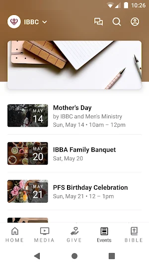 International Bible Baptist Screenshot 2