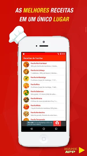 Receitas de Farofas Screenshot 0