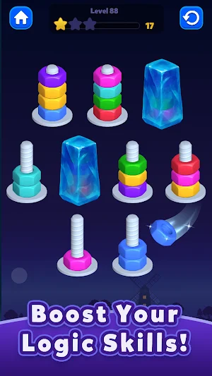 Magic Nut - Match Sort Puzzle Screenshot 2