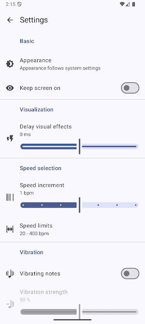 Metronome Screenshot 3