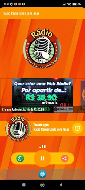 Rádio Caminhando com Jesus Screenshot 2
