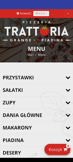 Trattoria Grande Piadina Screenshot 0