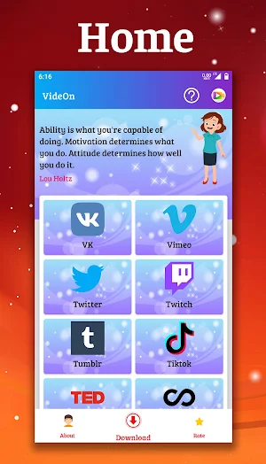 VideOn - Download Audio Video Screenshot 3