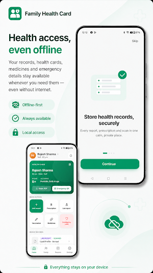 Family Health Card Screenshot 1