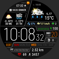 Weather watch face W6