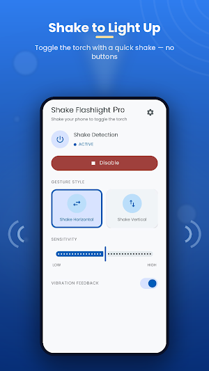 Shake Flashlight Pro Screenshot 0