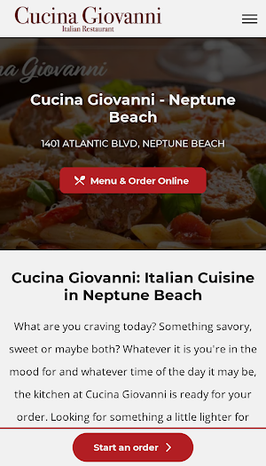 Cucina Giovanni - Neptune Beach Screenshot 0