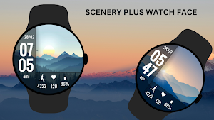 Scenery Plus Watch Face Screenshot 1