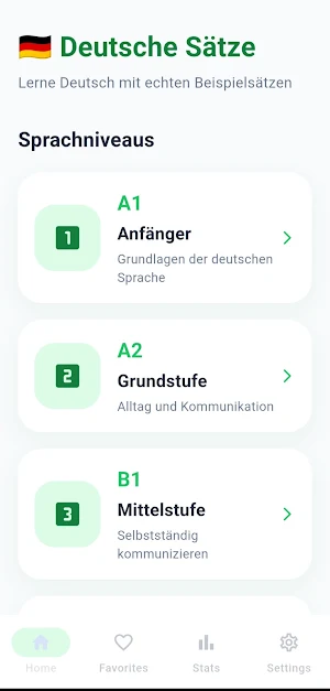 Deutsche Sätze – Learn German Screenshot 0