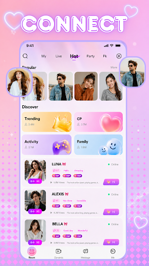 Helu: Go Live Streaming & Chat Screenshot 0