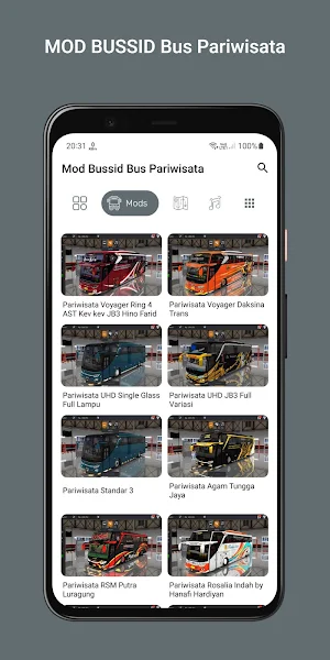 MOD Bussid Bus Pariwisata Screenshot 0