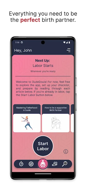 DudeDoula: Birth & Labor Coach Screenshot 0