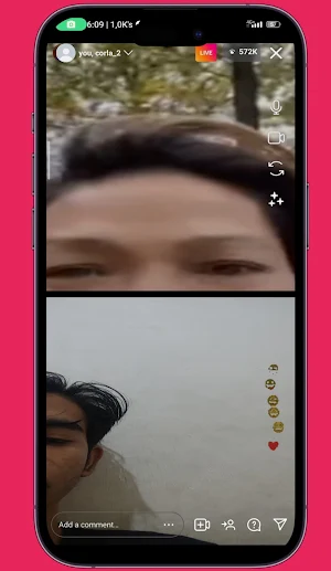 Fake Live with Bunda Corla Screenshot 2