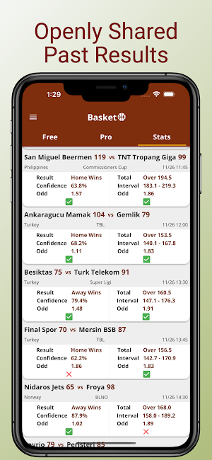 VIP Basketball Betting Tipster Screenshot 2