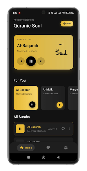 Quranic Soul - Peaceful Quran Screenshot 0