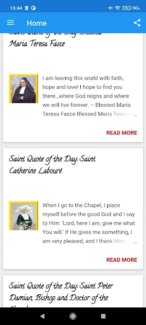 Words of Saints | Saint quotes Screenshot 2