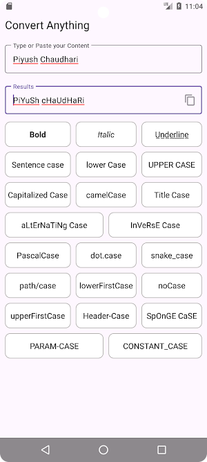 Simple Convert Case Screenshot 2
