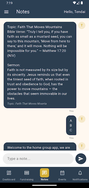 Home Group Fellowship Screenshot 2