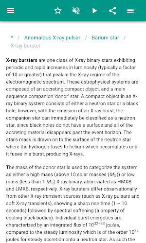 Classes of stars Screenshot 3