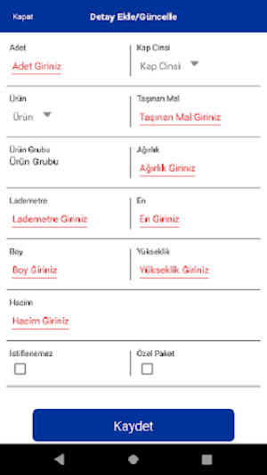 TrendexKargo Screenshot 3