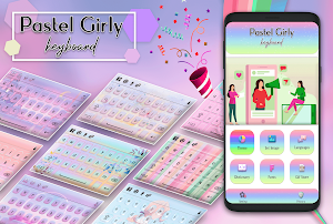 Pastel Girly Keyboard Screenshot 0