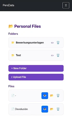 PersData Screenshot 3