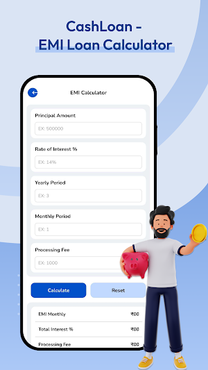 CashLoan - EMI Loan Calculator Screenshot 3
