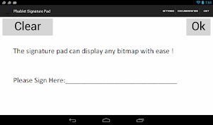The Phablet Signature Pad - Si Screenshot 2