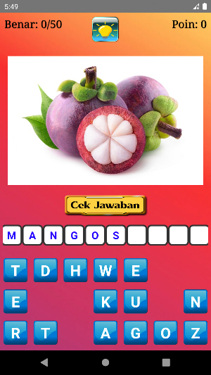 Tebak Buah Bahasa Inggris Screenshot 2