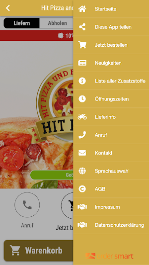 Hit Pizza and Burger Halle Screenshot 2