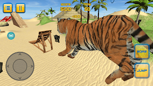 Tiger Beach Jump Escape 3D Screenshot 3