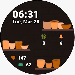 Green Day Goal Based WatchFace Screenshot 0