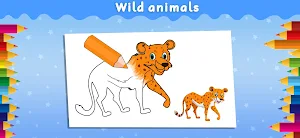 Animals Coloring Drawing: Kids Screenshot 1