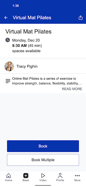 Body Energy Fitness Screenshot 2