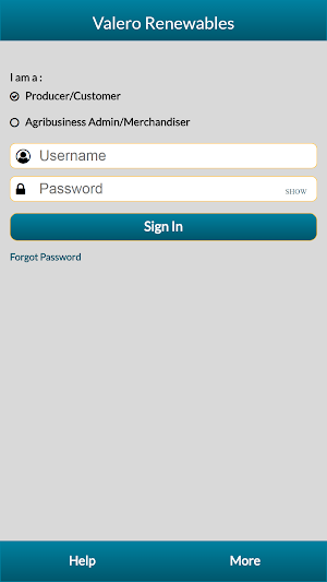 Valero: Grain Marketing Portal Screenshot 0